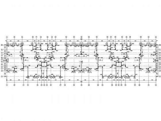 7度区17层剪力墙住宅楼结构CAD施工图纸（筏形基础） - 1