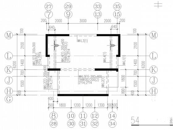7度区17层剪力墙住宅楼结构CAD施工图纸（筏形基础） - 4