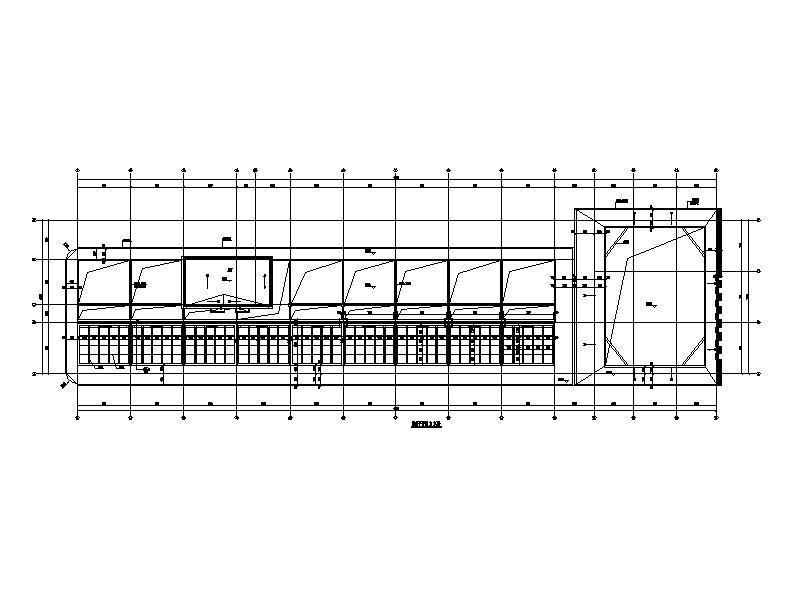 3层物流厂房建筑幕墙CAD施工图纸 - 3