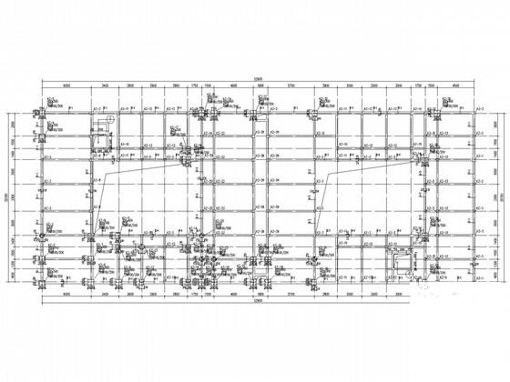 独立基础局部2层框架结构CAD施工图纸 - 2