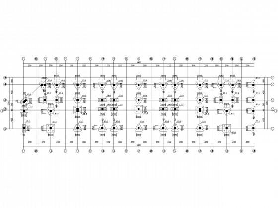 6层框架住宅楼结构CAD施工图纸(桩基础) - 2