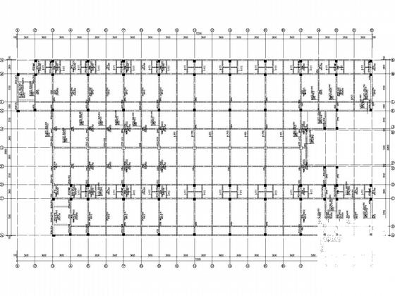 6层框架综合楼结构CAD施工图纸(独立基础含建施)(平面布置图) - 4