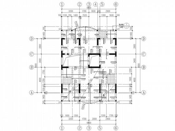 13层框架私人住宅楼结构CAD施工图纸(灌注桩基础) - 1