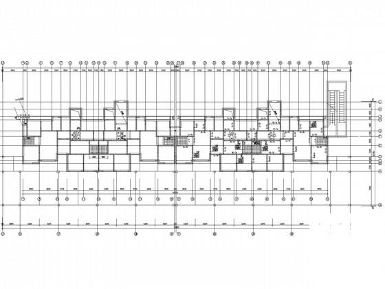 17层框剪小高层住宅楼结构CAD施工图纸（桩基础）(自行车坡道) - 2