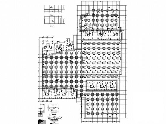 独立基础框架结构地下车库结构CAD施工图纸 - 1