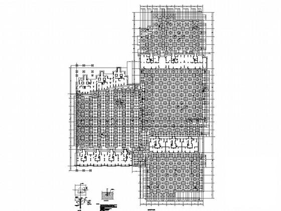 独立基础框架结构地下车库结构CAD施工图纸 - 2