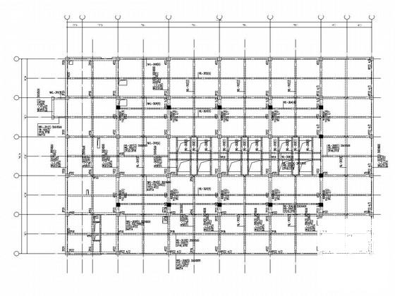 两层框架结构附属中学食堂结构CAD施工图纸（桩基础） - 3