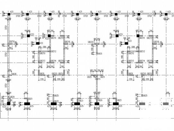 17层剪力墙结构住宅楼结构CAD施工图纸（桩基础） - 2