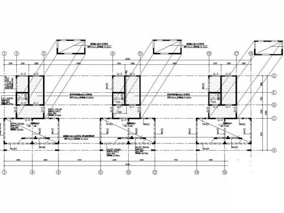 17层剪力墙结构住宅楼结构CAD施工图纸（桩基础） - 3