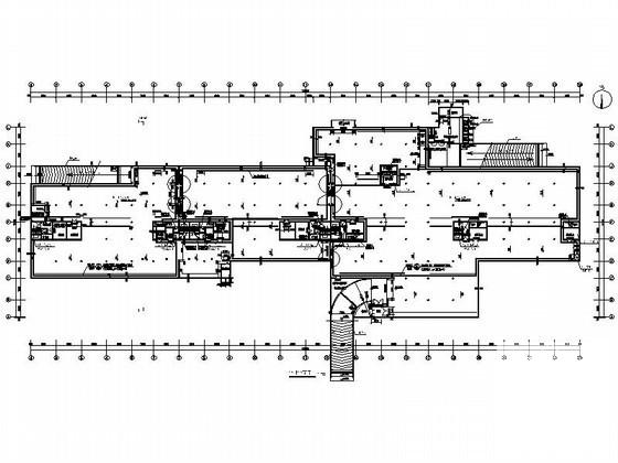 商业人防物资库、二级人员躲避所建筑CAD施工图纸 - 3