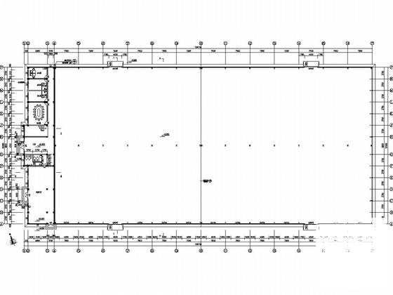 高新技术创业园框架结构办公区门式钢架结构生产区结构CAD施工图纸（建施） - 4