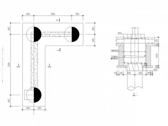 20层带地下室综合用房结构CAD施工图纸(抗浮计算) - 5