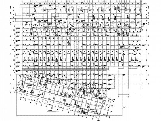 大型建筑地下1层结构CAD施工图纸(条基、独基) - 3
