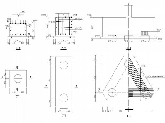 带隔热层安置小区框架结构CAD施工图纸（桩基础） - 4
