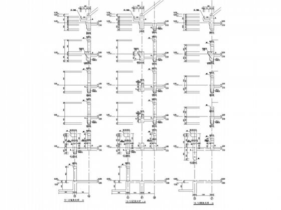 带隔热层安置小区框架结构CAD施工图纸（桩基础） - 5