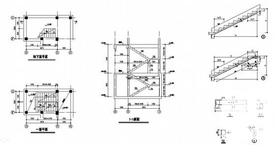 框架结构高档别墅结构施工图（10套CAD图纸3层） - 3