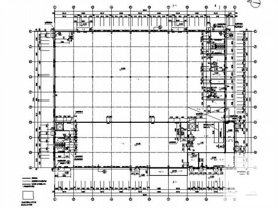 2层现代风格工厂车间建筑施工CAD图纸 - 3
