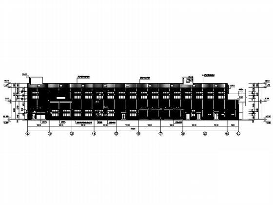 2层现代风格工厂车间建筑施工CAD图纸 - 4