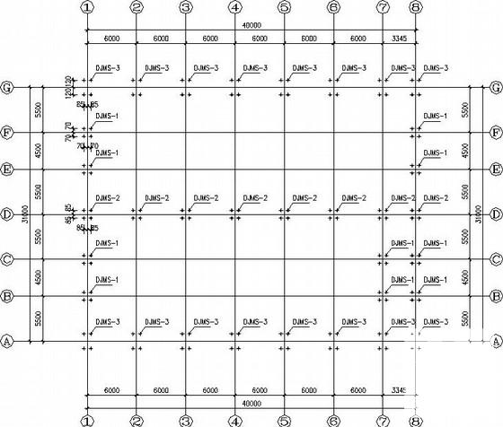 31米跨门式刚架厂房建筑结构CAD施工图纸（独立基础） - 1