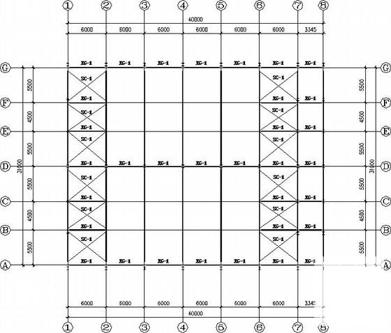 31米跨门式刚架厂房建筑结构CAD施工图纸（独立基础） - 2