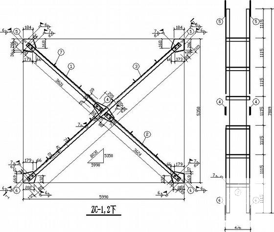 31米跨门式刚架厂房建筑结构CAD施工图纸（独立基础） - 3