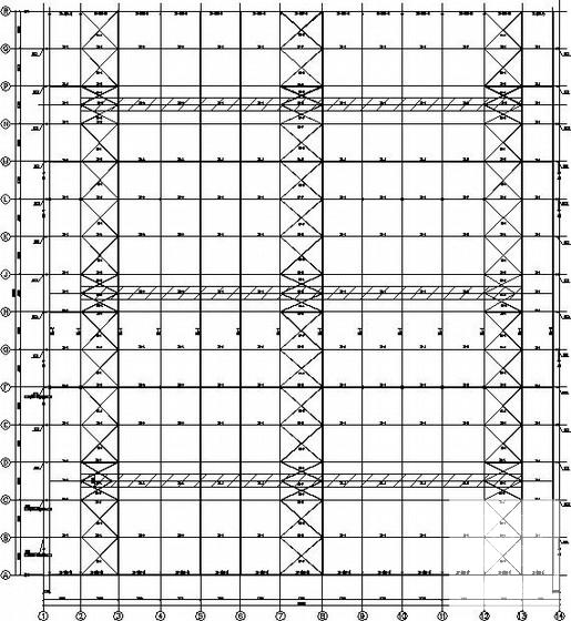 120米三联跨门式刚架厂房结构CAD施工图纸（独立基础） - 2