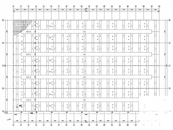 26.5米高船体高跨连跨车间建筑结构CAD施工图纸 - 1