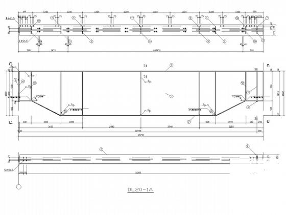 26.5米高船体高跨连跨车间建筑结构CAD施工图纸 - 5