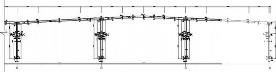 140米两连跨门式刚架厂房结构CAD施工图纸（独立基础） - 2