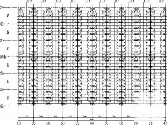 48米×71米门式刚架服饰厂房结构CAD施工图纸（独立基础） - 2