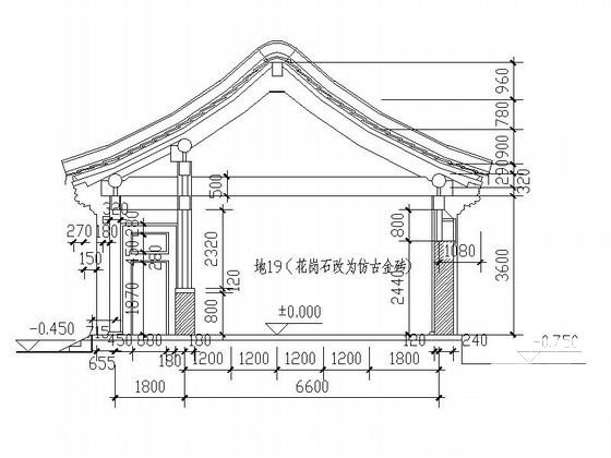 仿古高档度假酒店规划及单体建筑方案设计图纸(总平面图) - 2