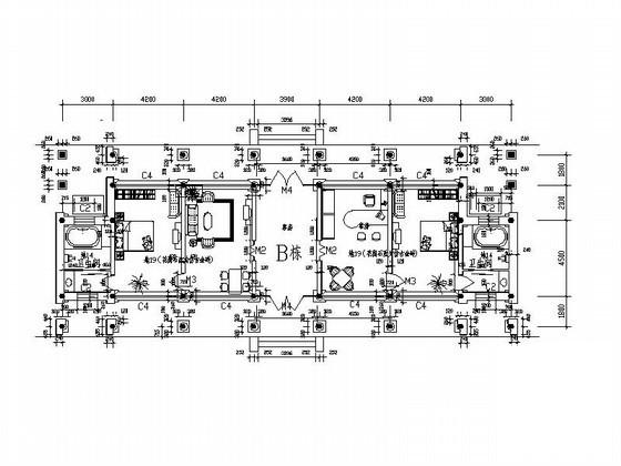仿古高档度假酒店规划及单体建筑方案设计图纸(总平面图) - 3