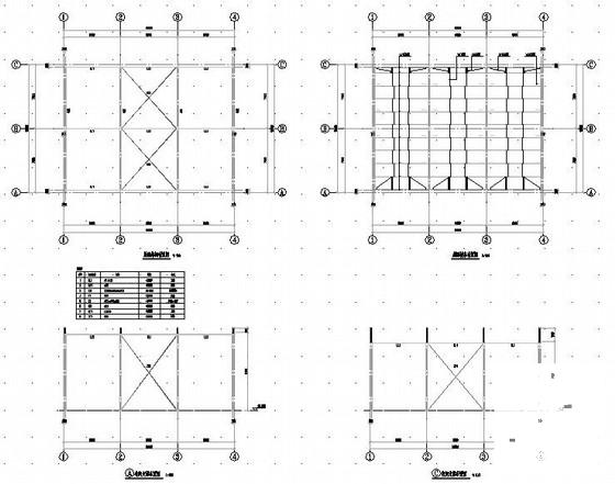 钢框架结构厂区供热锅炉房结构CAD施工图纸（独立基础） - 2