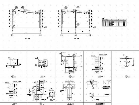 钢框架结构厂区供热锅炉房结构CAD施工图纸（独立基础） - 4