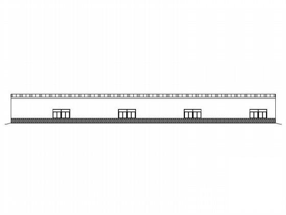 单层钢结构厂房建筑CAD施工图纸 - 1