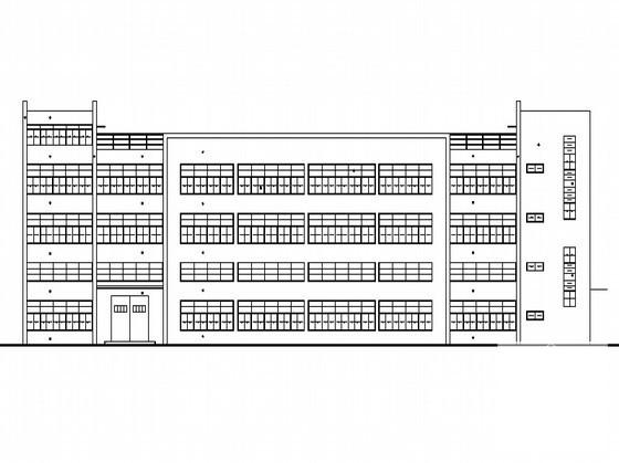 科技公司新建厂区6号厂房建筑施工CAD图纸 - 1