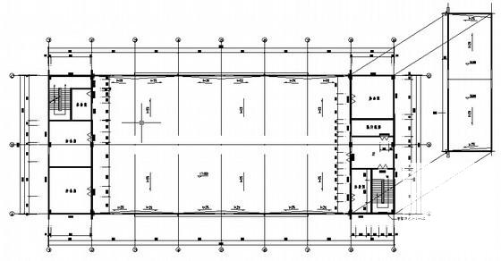 科技公司新建厂区6号厂房建筑施工CAD图纸 - 2