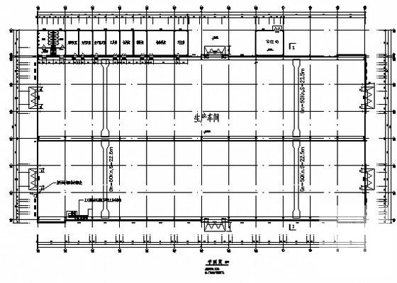 科技公司新建厂区2号厂房建筑施工CAD图纸 - 2