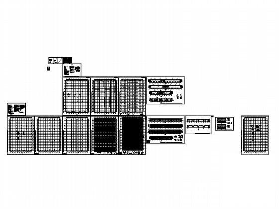 现代农业装备工业园单层货厢仓库建筑施工CAD图纸(彩色压型钢板) - 4