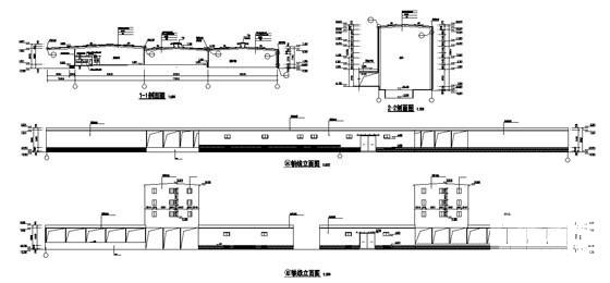 饲料企业单层钢结构厂房建筑方案套CAD图纸 - 4