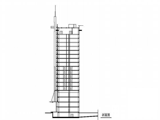 19层商业综合楼建筑方案设计图纸(分析图) - 2