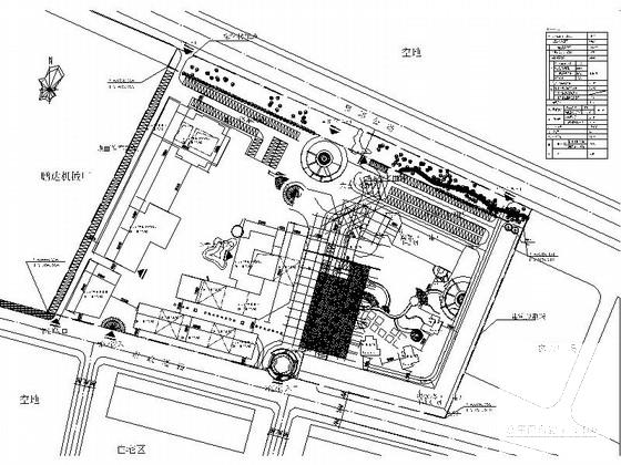 现代风格高层商务酒店建筑设计方案设计CAD图纸 - 3