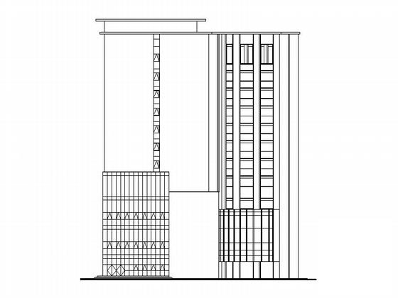 现代风格高层商务酒店建筑设计方案设计CAD图纸 - 5