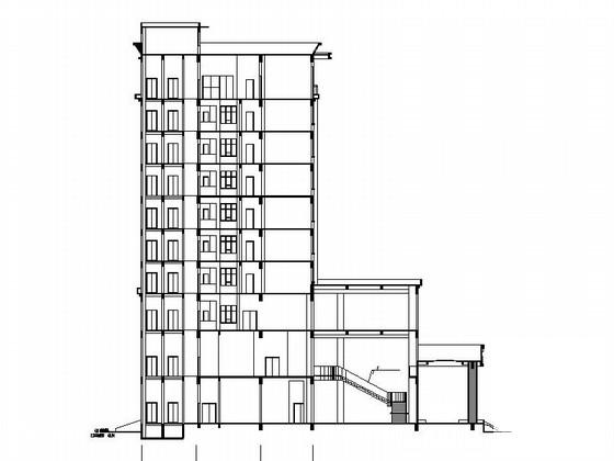 现代小高层商务宾馆建筑设计方案设计图纸（带效果图纸） - 2