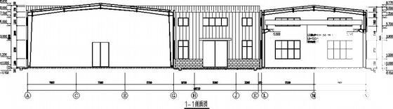 18米跨带吊车门式刚架厂房结构CAD施工图纸（抗震不设防）(建筑设计说明) - 1