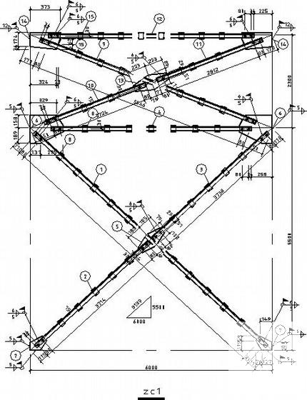 18米跨带吊车门式刚架厂房结构CAD施工图纸（抗震不设防）(建筑设计说明) - 4