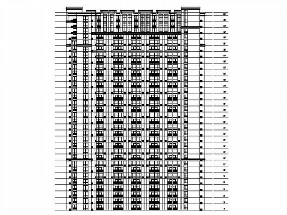现代风格超高层商务酒店建筑设计方案设计CAD图纸 - 4