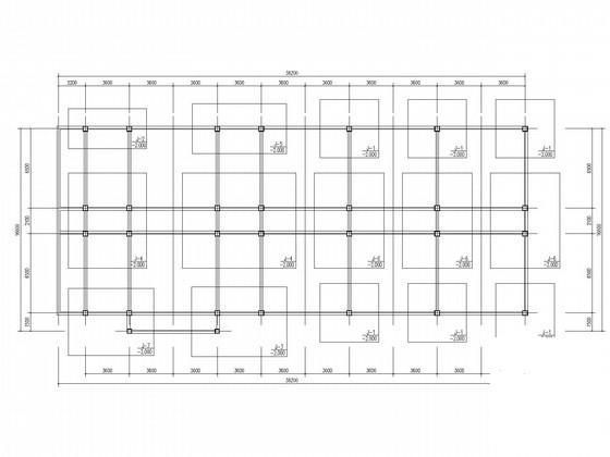 钢框架洗浴中心结构CAD施工图纸(建施独立基础) - 3