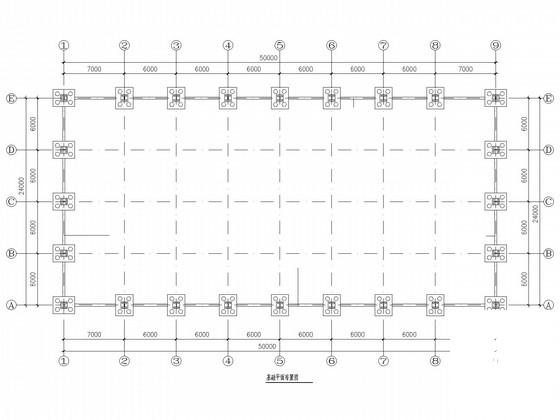 24米跨门式刚架厂房结构CAD施工图纸(气楼) - 2