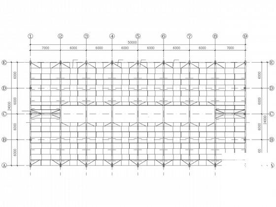 24米跨门式刚架厂房结构CAD施工图纸(气楼) - 3